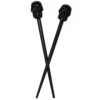 Skull Collection Black Hair Sticks