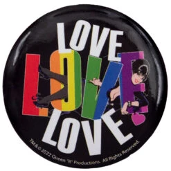 Elvira Love Large Round Button Badge