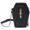 Elvira Dagger Coffin Mini Crossbody Purse