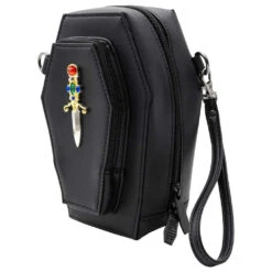 Elvira Dagger Coffin Mini Crossbody Purse -Creepy Wear World BCBCED 3