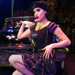 Elvira Dagger Coffin Mini Crossbody Purse -Creepy Wear World BCBCED 6