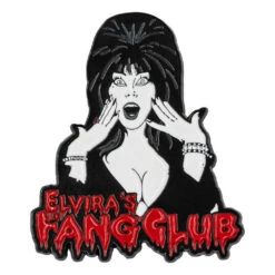Elvira's Fang Club Enamel Pin
