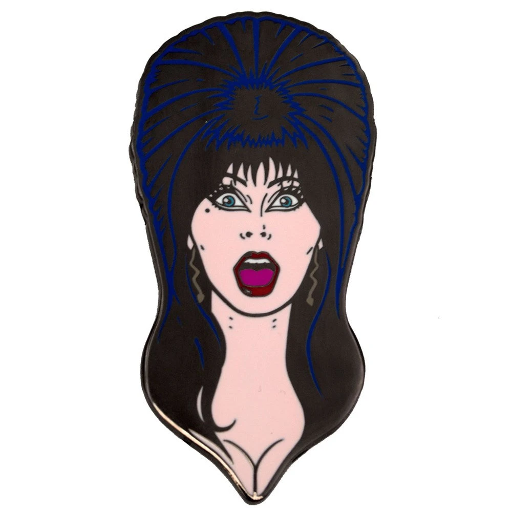 Elvira Pop Icon Enamel Pin 1 Elvira Pop Icon Enamel Pin