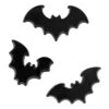 Flying Bat Plated Pin Set Of 3