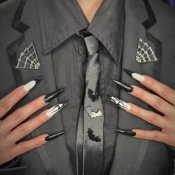 Flying Bat Plated Pin Set Of 3 5 Flying Bat Plated Pin Set Of 3 -Creepy Wear World BEFB3 3