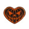 Pumpkin Heart Glitter Enamel Pin