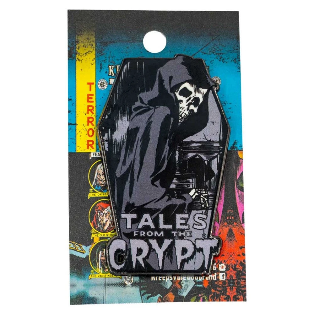 Tales From The Crypt Reaper Coffin Enamel Pin 2 Tales From The Crypt Reaper Coffin Enamel Pin - Image 2
