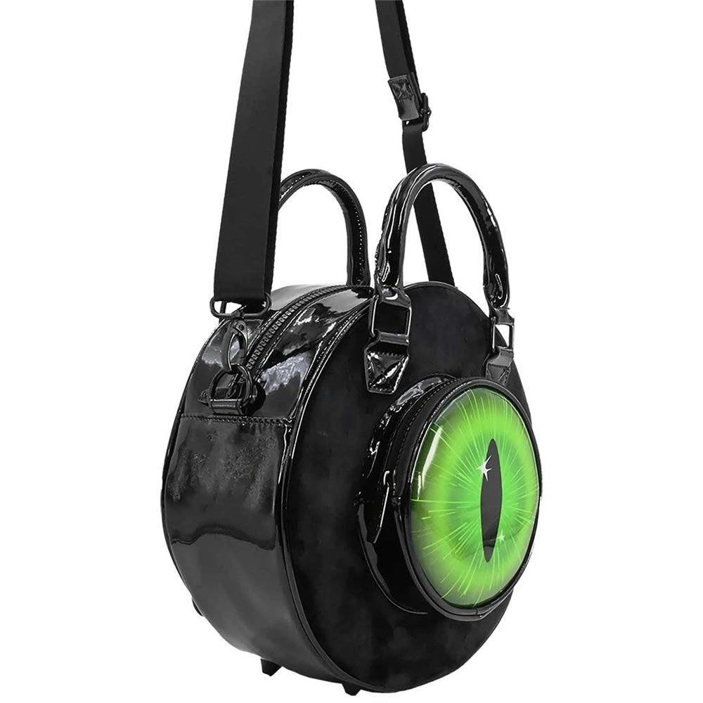 Eyeball Black Cat Backpack Purse 2 Eyeball Black Cat Backpack Purse - Image 2
