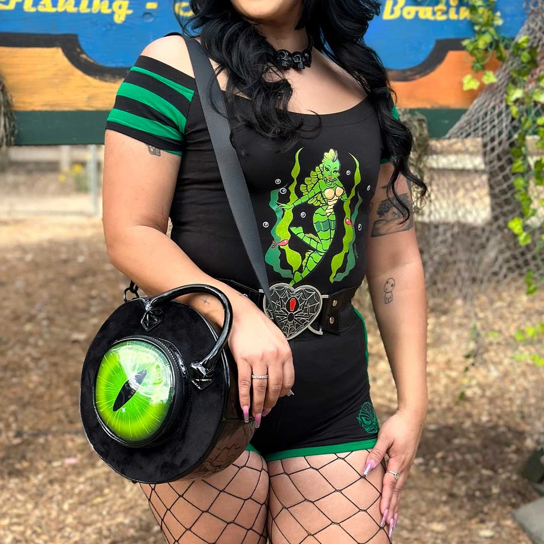 Eyeball Black Cat Backpack Purse 6 Eyeball Black Cat Backpack Purse - Image 6