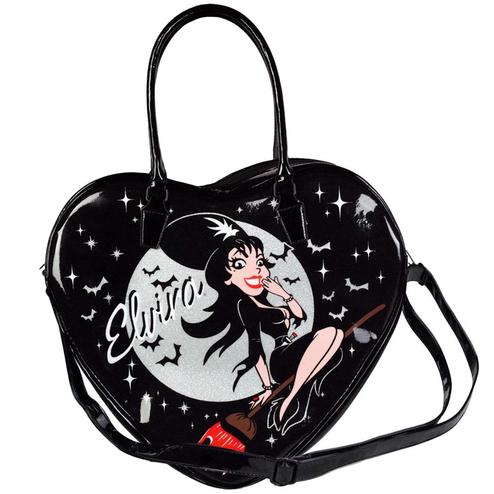 Elvira Bewitched Heart Bag 2 Elvira Bewitched Heart Bag - Image 2