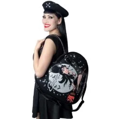 Elvira Bewitched Heart Bag 10 Elvira Bewitched Heart Bag -Creepy Wear World BGHEB 5