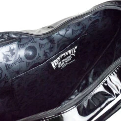 Pumpkin Glitter Heart Bag -Creepy Wear World BGHPG 4