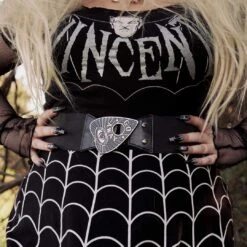 Elastic Waist Belt Go Away Planchette 9 Elastic Waist Belt Go Away Planchette -Creepy Wear World BTWBGA 5 3e1fe1db e6f1 415c acff b70167b02a05