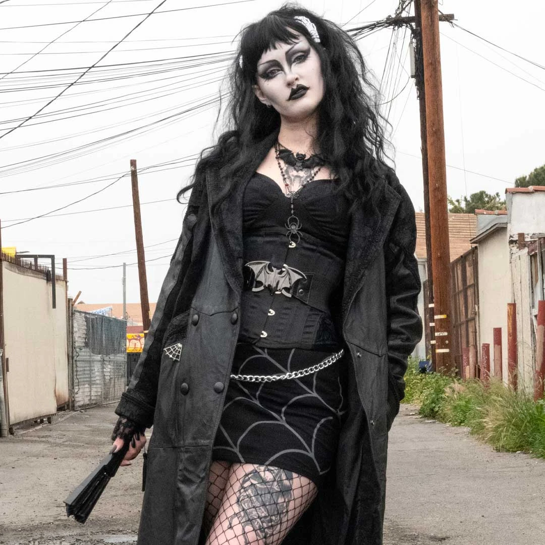 Elastic Waist Belt Bat Black 5 Elastic Waist Belt Bat Black - Image 5