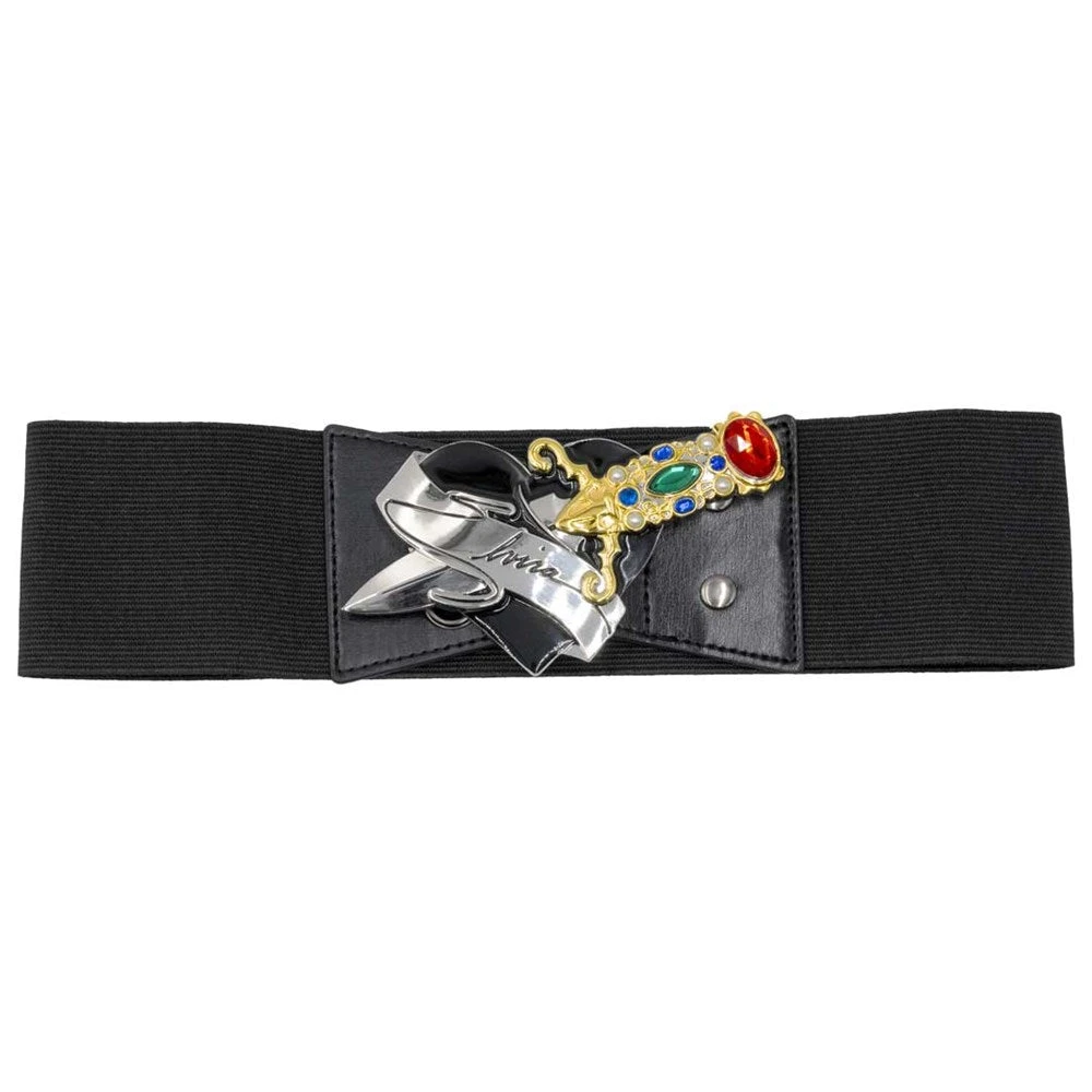 Elvira Dagger Elastic Waist Belt Black 1 Elvira Dagger Elastic Waist Belt Black