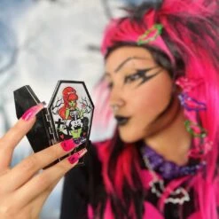 Zombie Girl Standing Coffin Compact 7 Zombie Girl Standing Coffin Compact -Creepy Wear World CCZGS 3