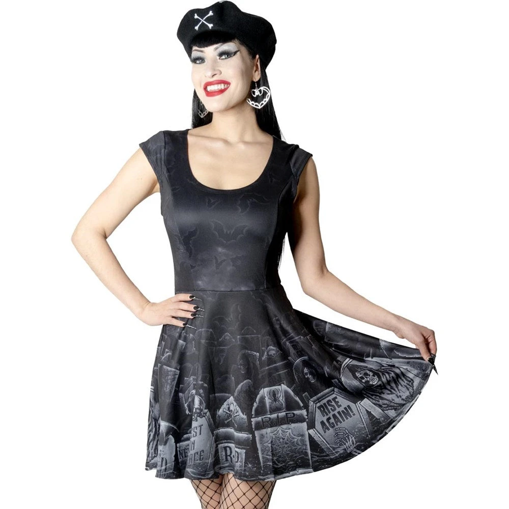Tombstone Bats Skater Dress 1 Tombstone Bats Skater Dress