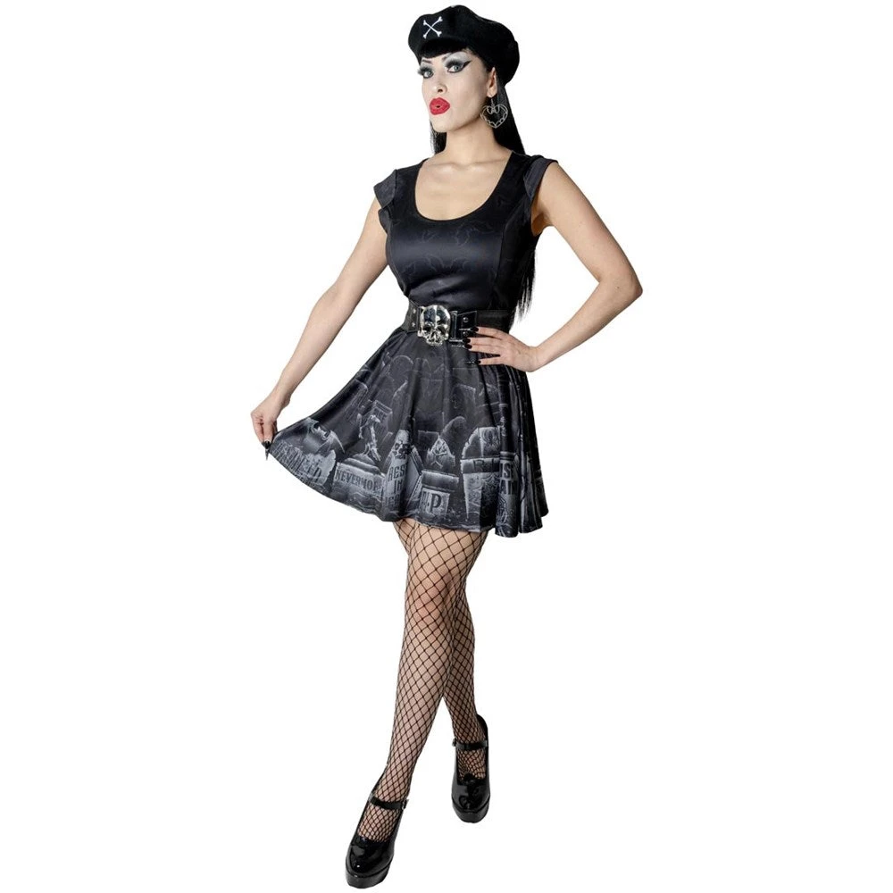 Tombstone Bats Skater Dress 2 Tombstone Bats Skater Dress - Image 2
