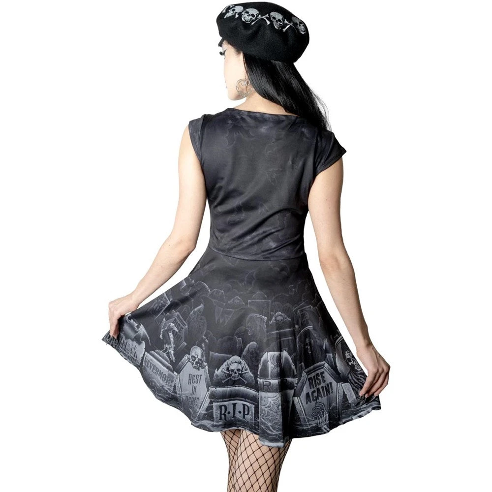 Tombstone Bats Skater Dress 3 Tombstone Bats Skater Dress - Image 3