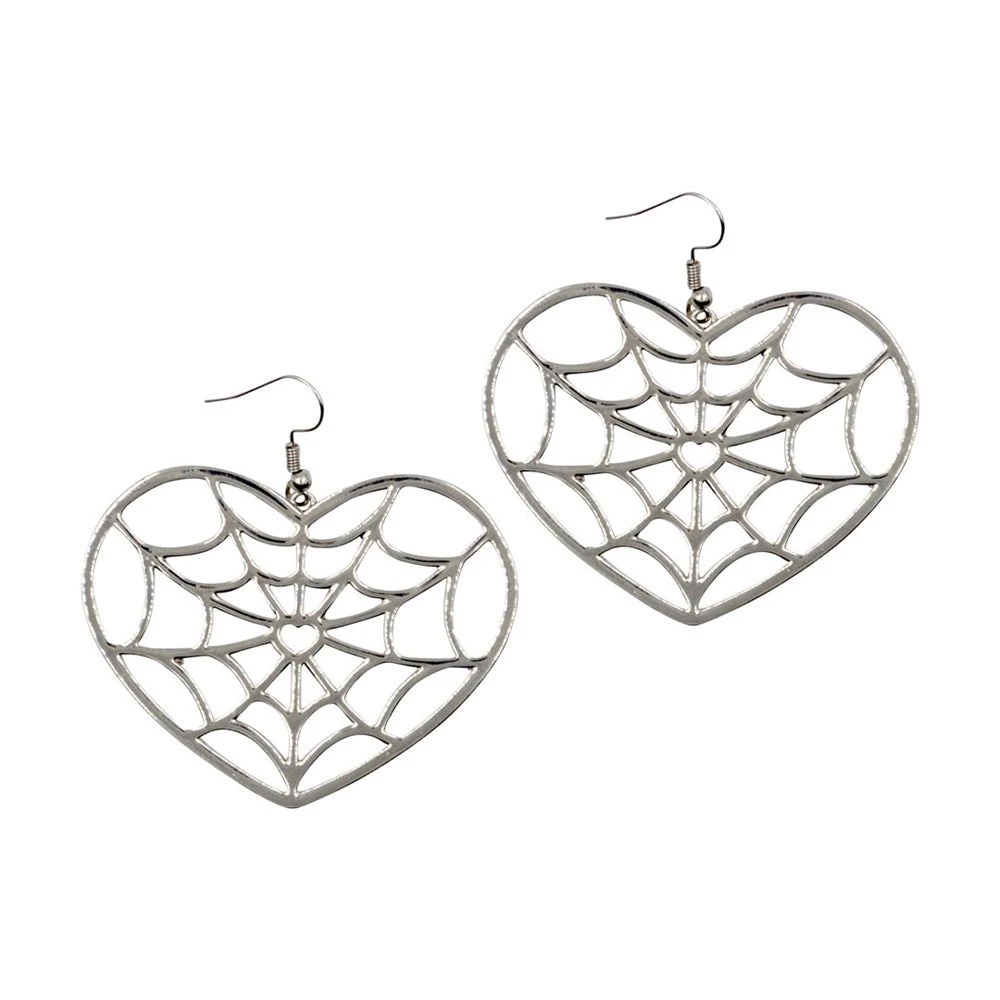 Web Heart Earring 1 Web Heart Earring