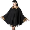 Glamour Ghoul Web Cape Leo Fur