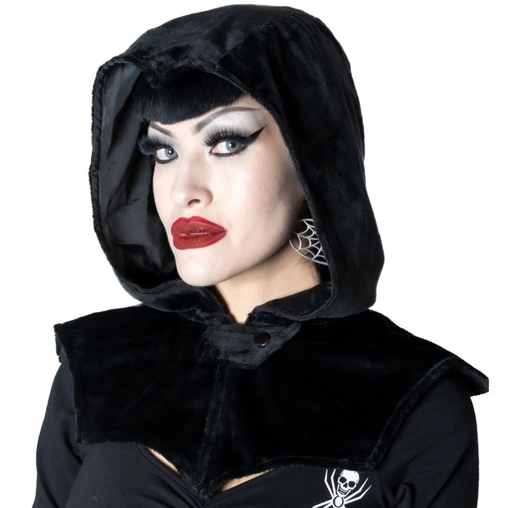 Bat Black Horror Hood 1 Bat Black Horror Hood