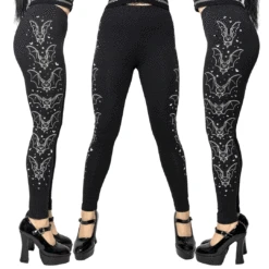 Bat Outline Glow Leggings