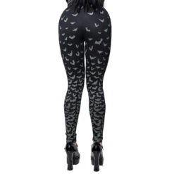 Bat Repeat Gradient Leggings -Creepy Wear World GLBRG 3 25488f29 9f2a 4643 a0b8 47275a212968