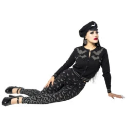 Bat Repeat Gradient Leggings -Creepy Wear World GLBRG 4