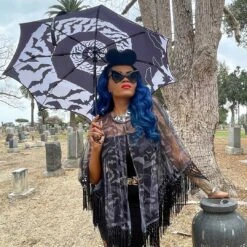 Bat Mesh Cape -Creepy Wear World GPCBR 4
