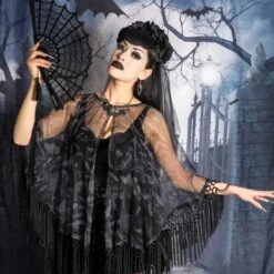 Bat Mesh Cape -Creepy Wear World GPCBR 5 62987429 03ba 4e75 993c 12624d39ebb2