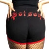 Black Widow Poison Womens Booty Shorts