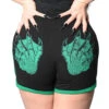 Creature Hand Womens Booty Shorts