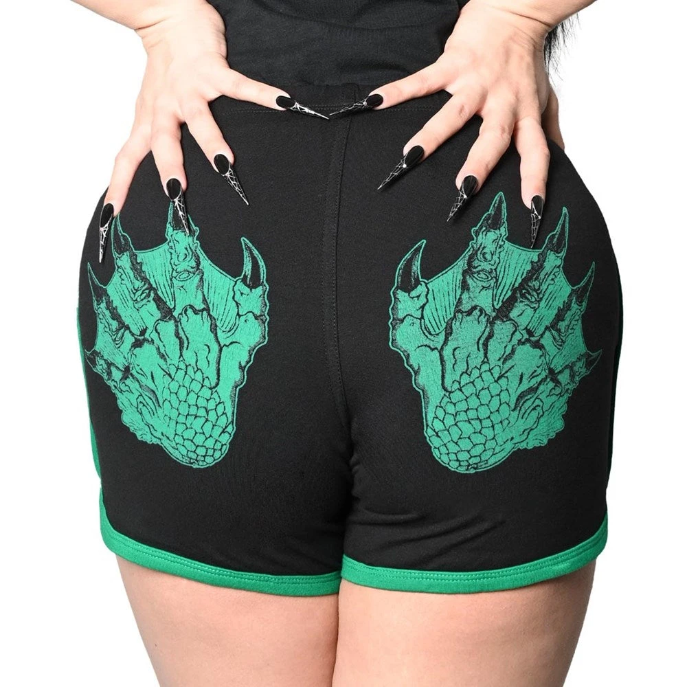 Creature Hand Womens Booty Shorts 1 Creature Hand Womens Booty Shorts