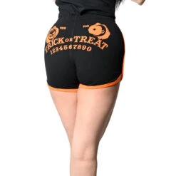 Trick Or Treat Spirit Board Womens Booty Shorts -Creepy Wear World GRSTTB 3
