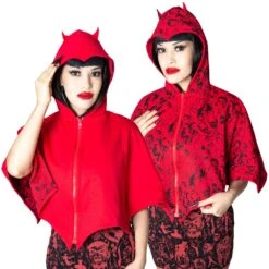 Reversible Devil In Disguise Shoulder Cape
