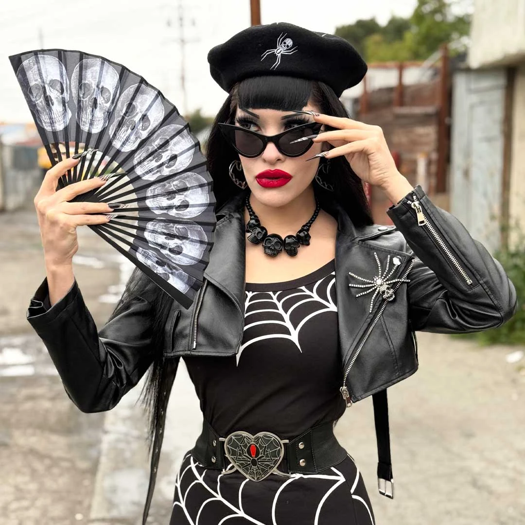 Spiderweb White Shoulder Top 6 Spiderweb White Shoulder Top - Image 6