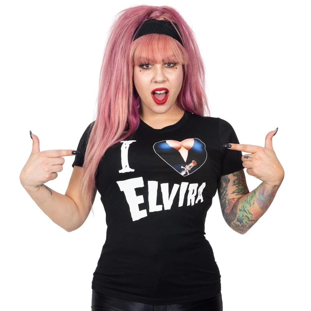 Elvira I Heart Womens Tee 1 Elvira I Heart Womens Tee