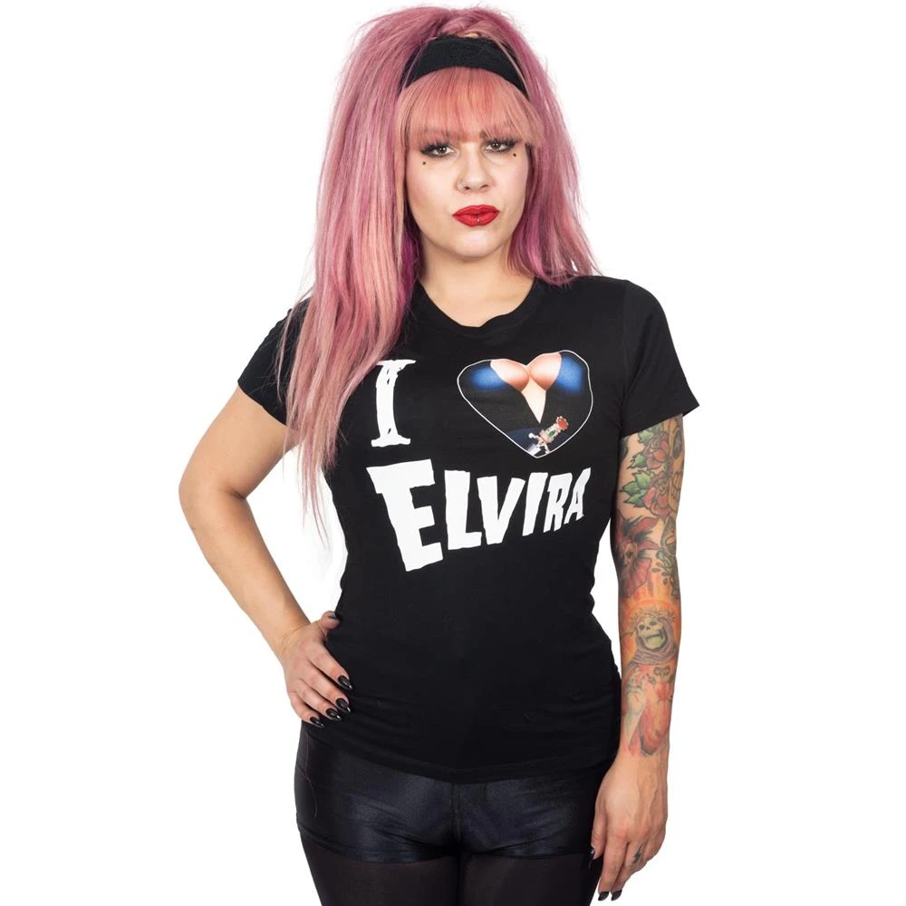 Elvira I Heart Womens Tee 3 Elvira I Heart Womens Tee - Image 3