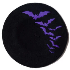 Bat Repeat Purple Beret Hat 8 Bat Repeat Purple Beret Hat -Creepy Wear World HBBBRP 3 c3125dc5 7102 463c 8eb0 d0da425f4b84