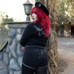 Crescent Moon Beret Hat -Creepy Wear World HBBCMS 4