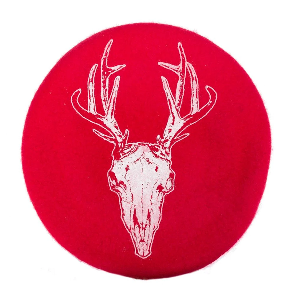 Deer Skull Red Beret 3 Deer Skull Red Beret - Image 3