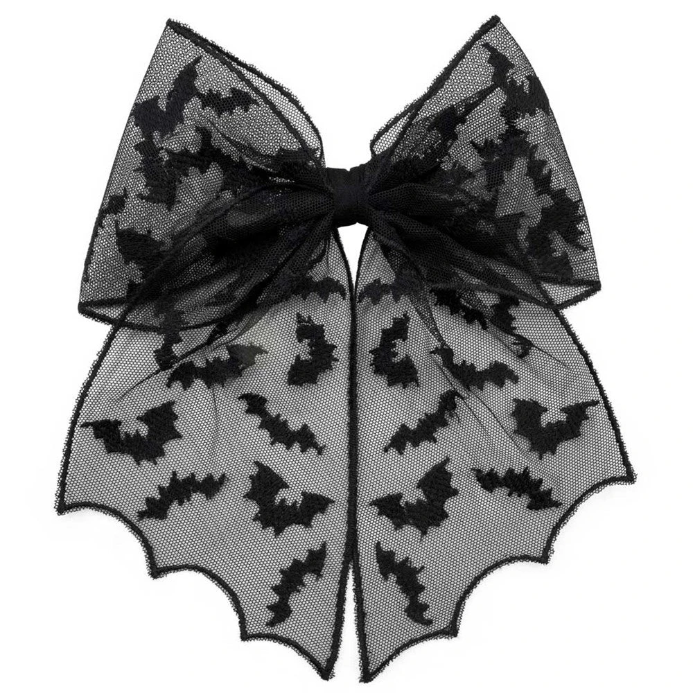 Bat Lace Hair Bow 1 Bat Lace Hair Bow