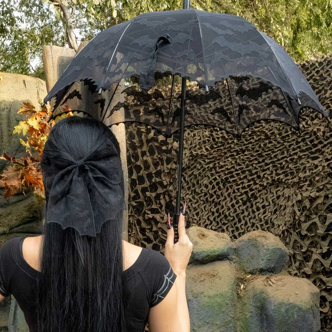 Bat Lace Hair Bow 5 Bat Lace Hair Bow - Image 5