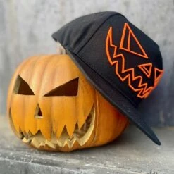 Kreepsville Pumpkin Baseball Hat 9 Kreepsville Pumpkin Baseball Hat -Creepy Wear World HBTOTO 5