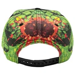Zombie Bite Sublimation Baseball Hat -Creepy Wear World HBZBS 4