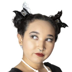 Bat Hair Claw Clip Black -Creepy Wear World HCCBB 5