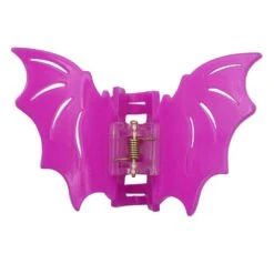 Bat Hair Claw Clip Pink 8 Bat Hair Claw Clip Pink -Creepy Wear World HCCBP 3