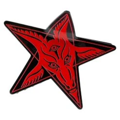 Baphomet Star Claw Clip