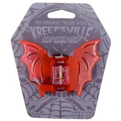 Bat Hair Claw Clip Red -Creepy Wear World HCCBR 4